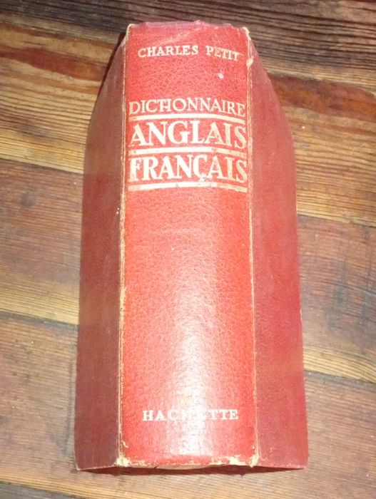 Dicionário - Dictionnaire Anglais–Français – Charles Petit (Hachette)