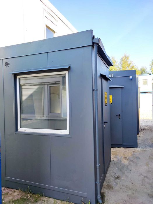 kontenery stróżówki, portiernie, szatnie, cieciówki, budka wartownicza