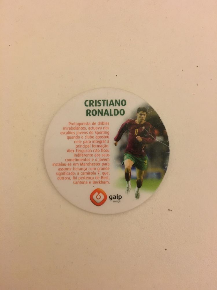 Tazo Cristiano Ronaldo coleção Galp