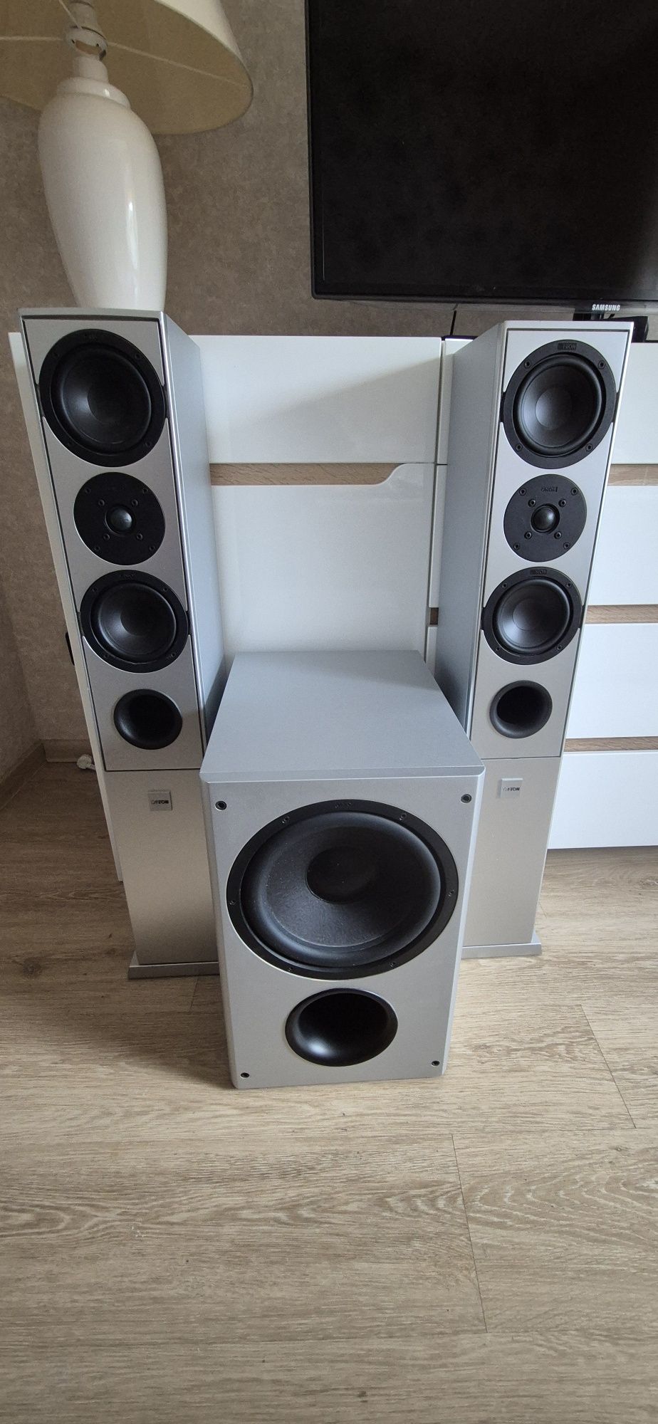 Zestaw Canton Głośniki le 207*subwoofer AS 25 Sc