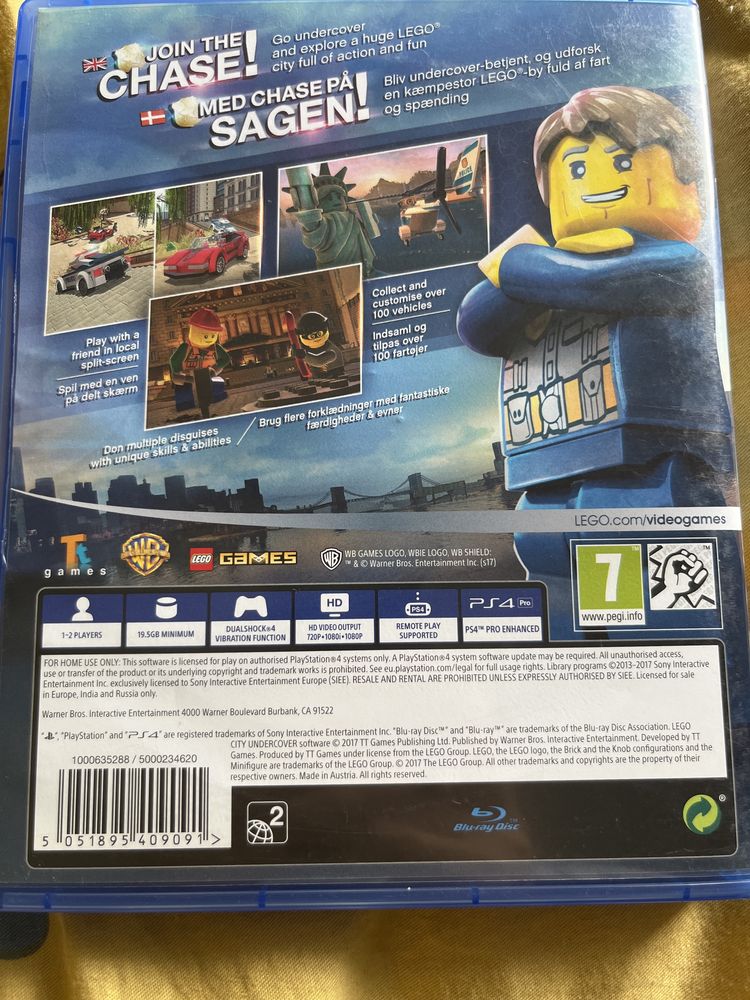 LEGO City Undercover, na ps4