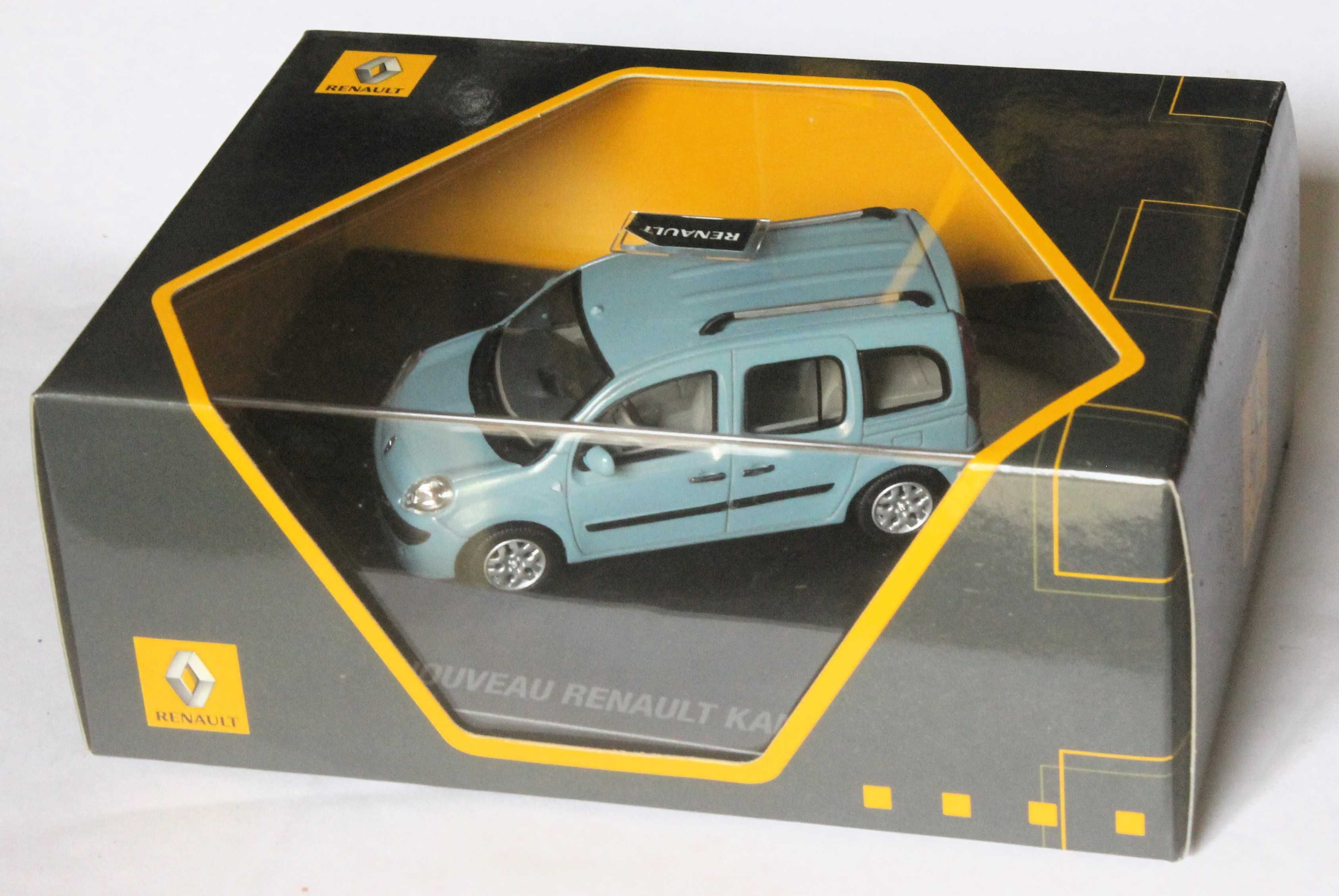 Miniatura Renault Kangoo Vidrado 2008 Norev 1/43 com caixa