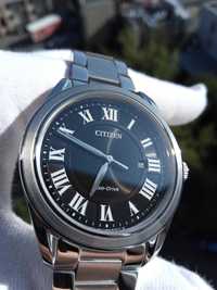 Японские мужские часы Citizen Eco-Drive AW1690-51E солн батарея сапфир