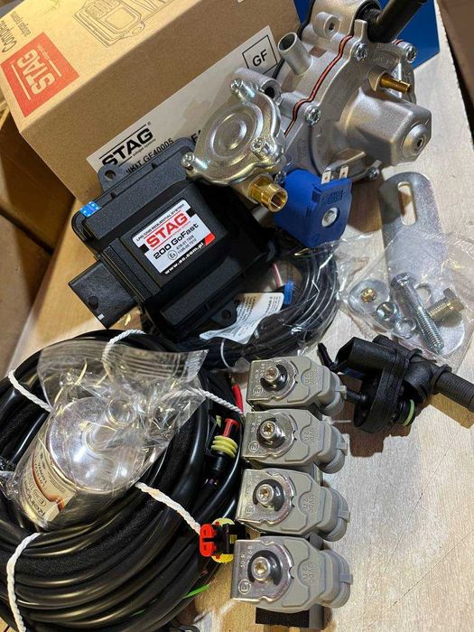 ГБО комплект установки+монтаж=під ключ 4 покоління stag газ на авто