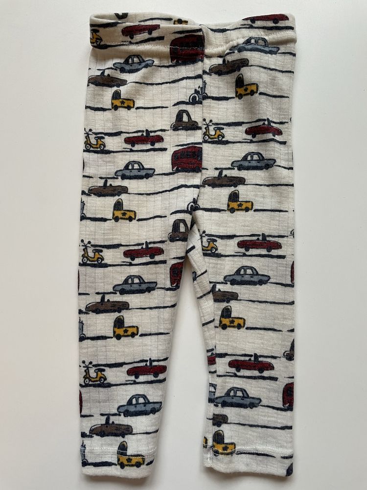 Legginsy getry merino wełna 62