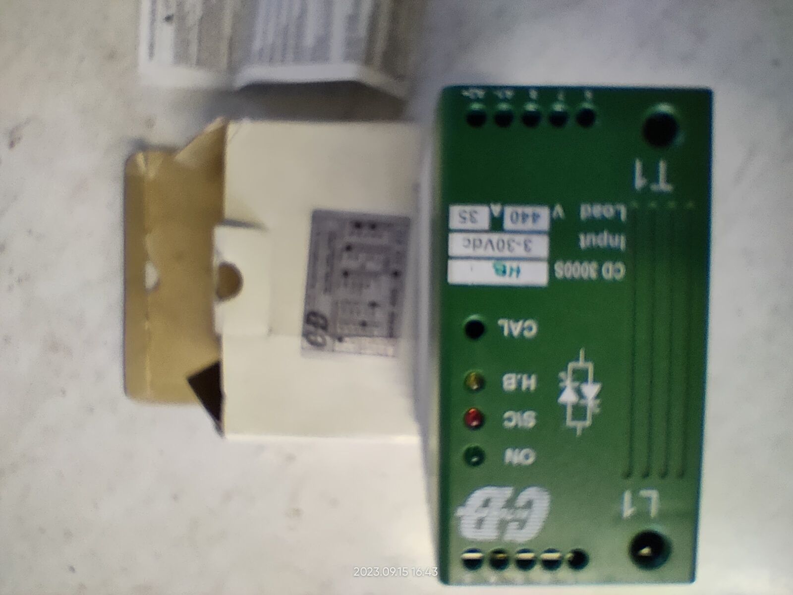 Tyrystorowy regulator  CD 3000S