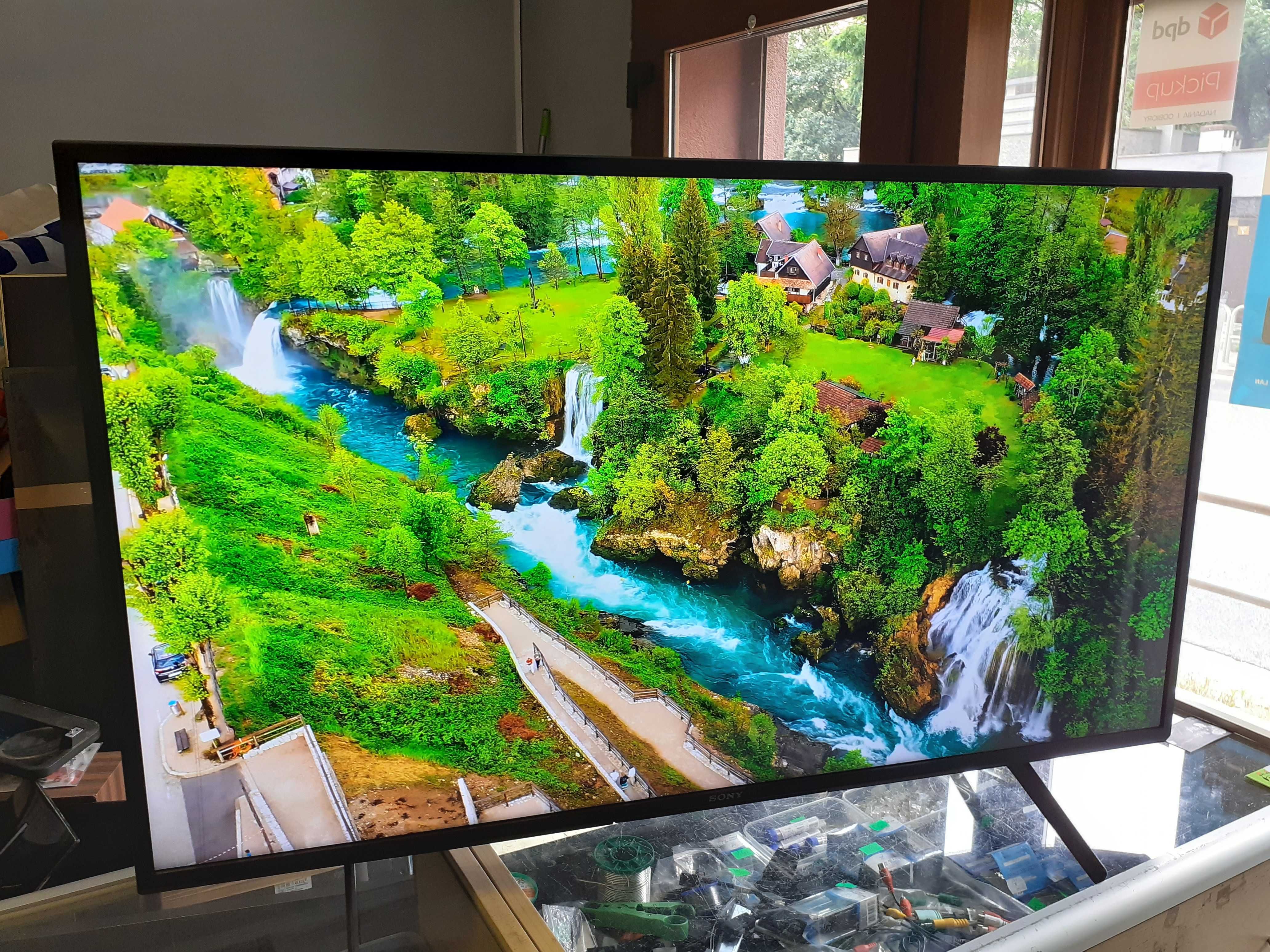 telewizor smart sony kd-43x80j wifi youtube netflix 4k uhd i hdr t-2