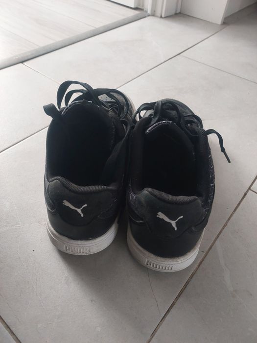Buty puma czarne skórkowe