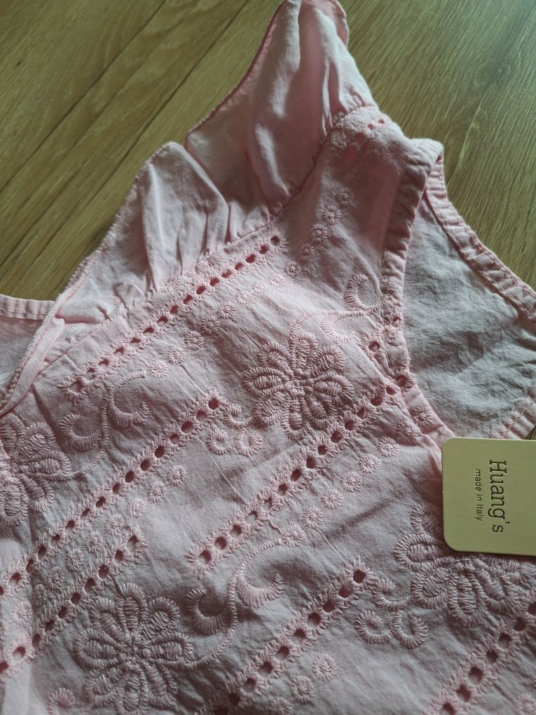 Nowa bluzka damska produkcja włoska kolor różowy