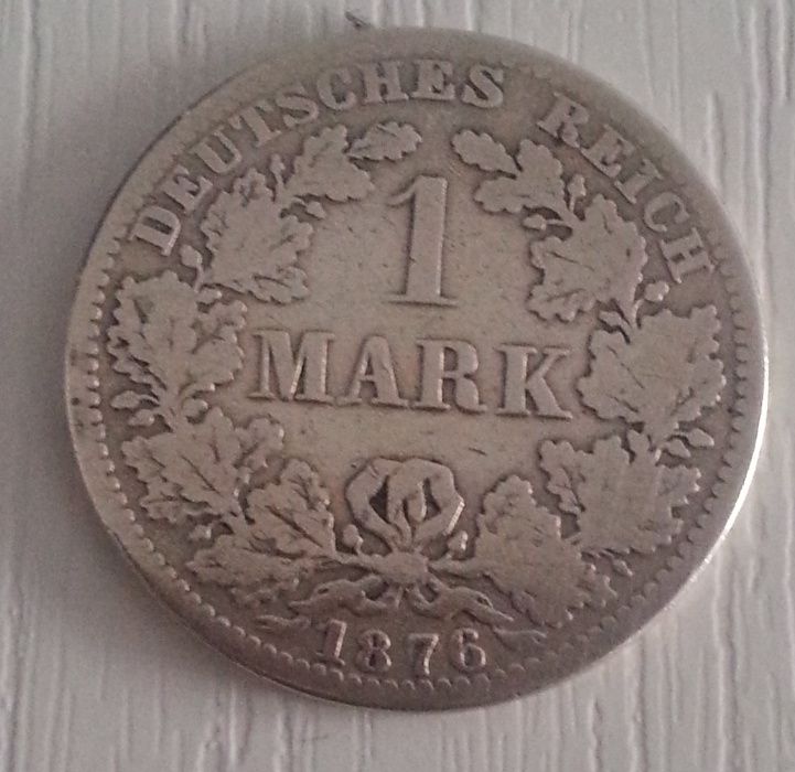 moneta 1 marka 1876