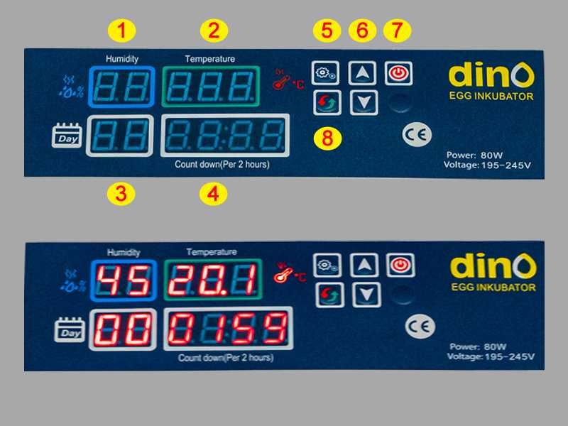 Inkubator Automat DINO 230V / 12V na 56 jaj klujnik wylęgarka +Owoskop