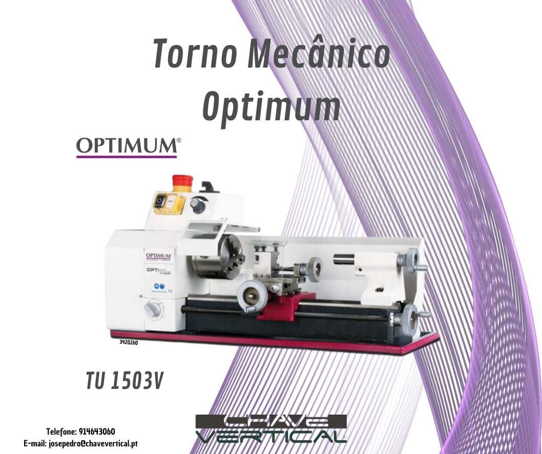 Torno Mecânico TU 1503 V Optimum   JR19