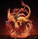 Estátua do anime Pokémon do Pokémon Charizard à escala 1/20