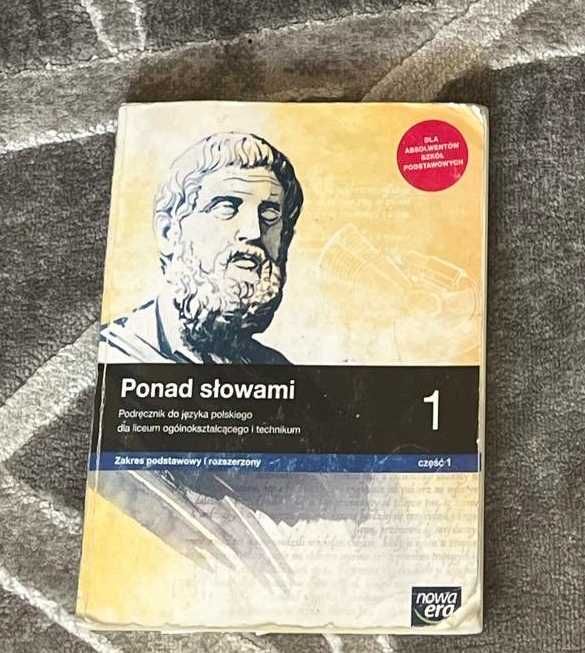 Ponad słowami 1.
Zakres podstawowy i rozszerzony
