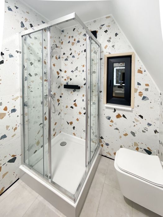 Відпочинок в AFrame будинку з сауною, альтанкою, мангалом в Денишах