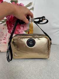 Monnari nowa torebka BAG 7130 listonoszka złota glamour