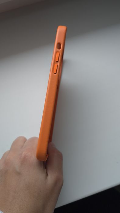 Шкіряний чохол на iphone 14,15 plus,оригінальний чохол,новий