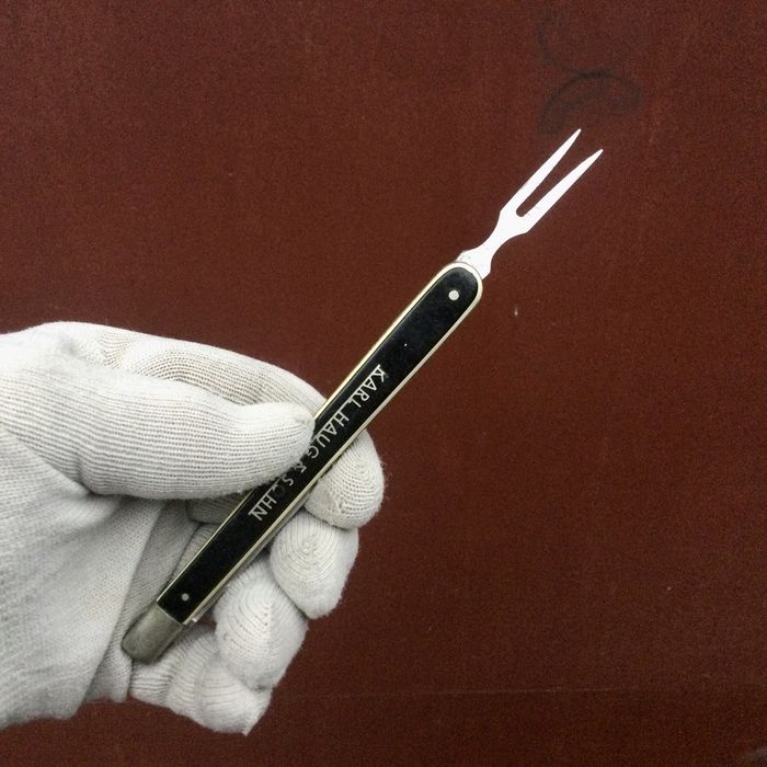 Антикварный немецкий нож-вилка дегустатора, Solingen