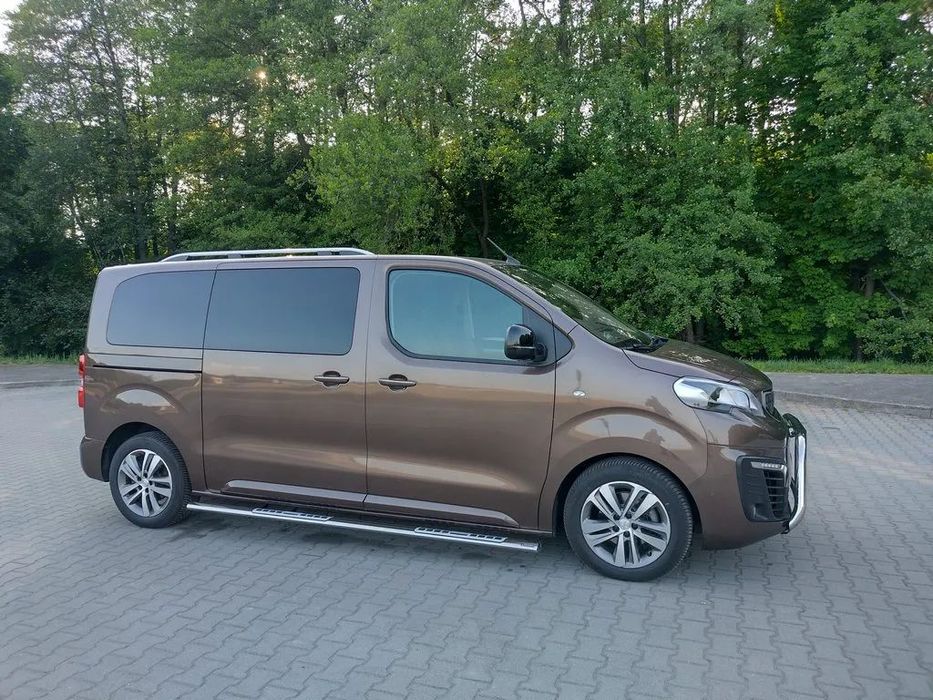 Peugeot Traveller Masaże Stoliki EL. Drzwi Head UP Skora F. Vat Panorama Webasto Relingi