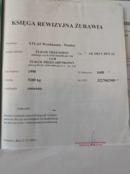 Żuraw Przenośny HDS Atlas