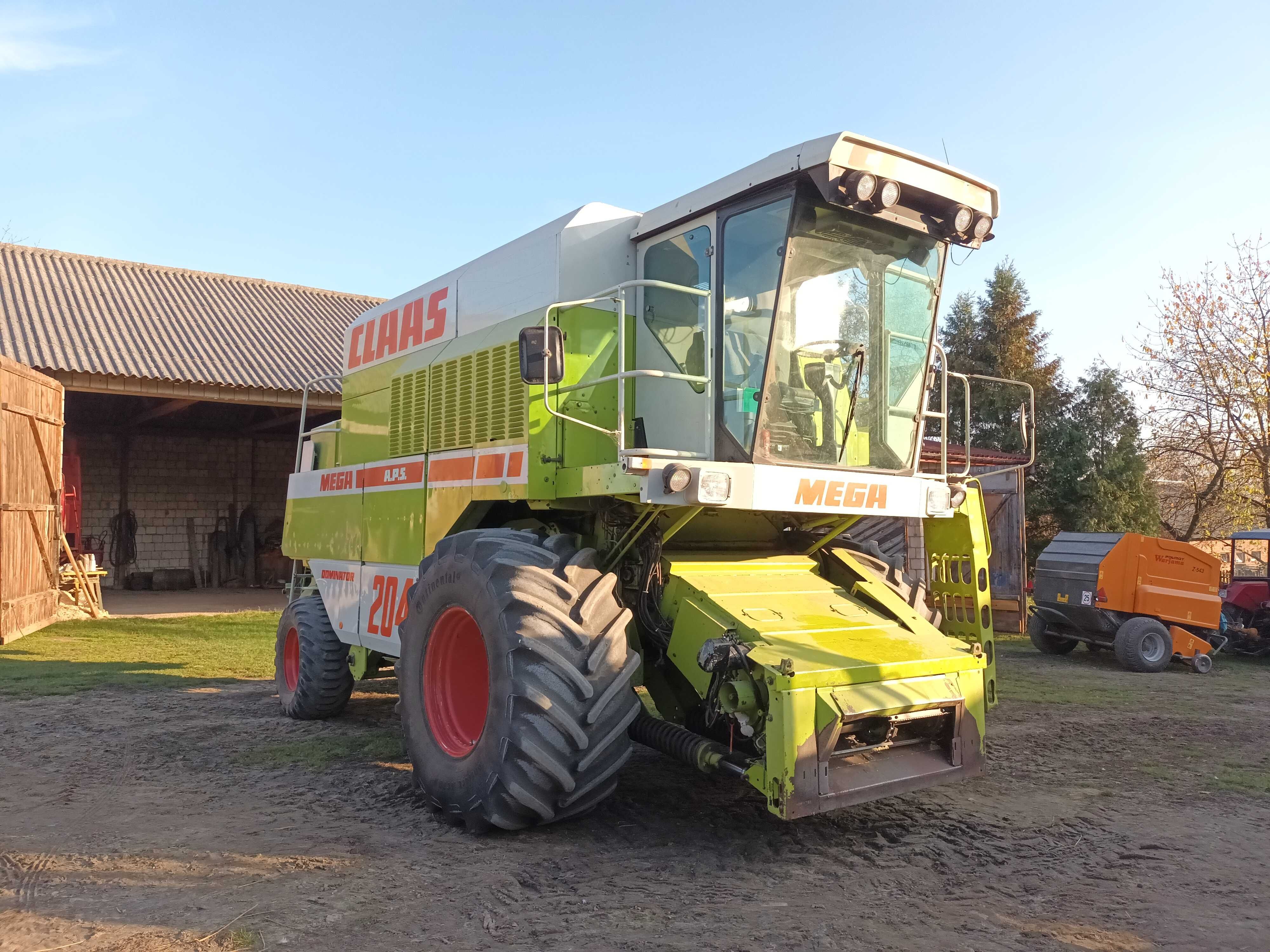 Claas Mega 204 +stół do rzepaku