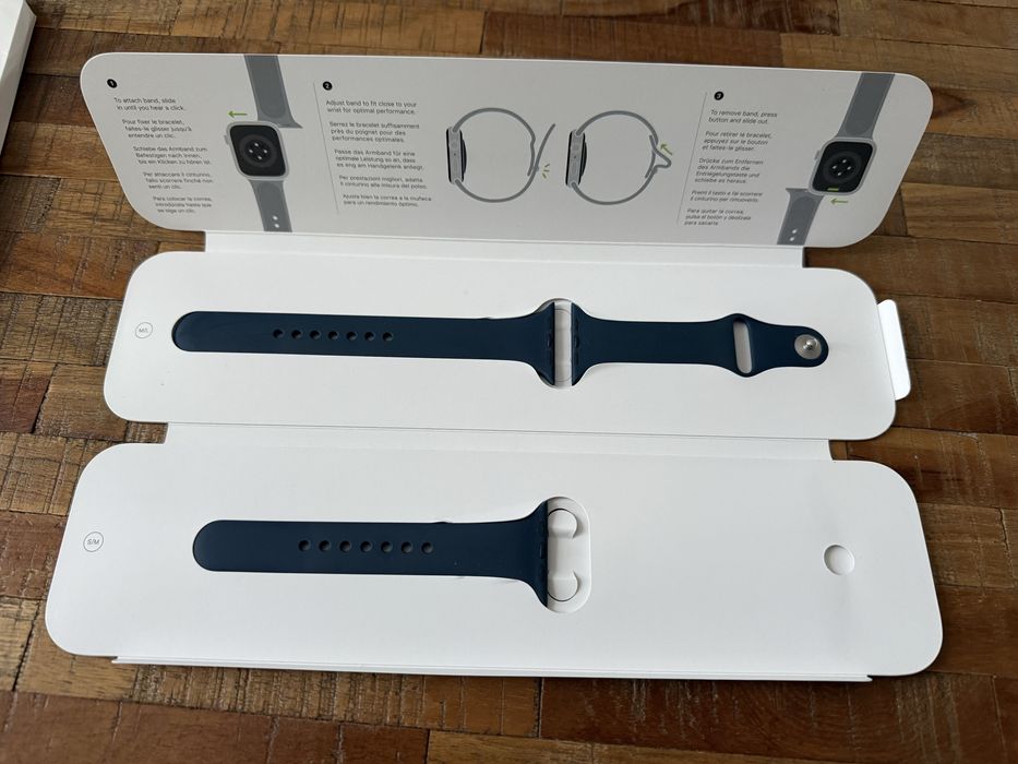 Pasek Apple Watch 45 Granatowy