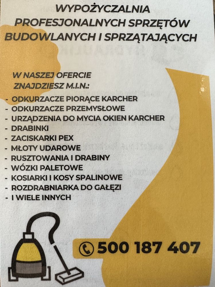 Wózek paletowy do wynajęcia Paleciak Kraków