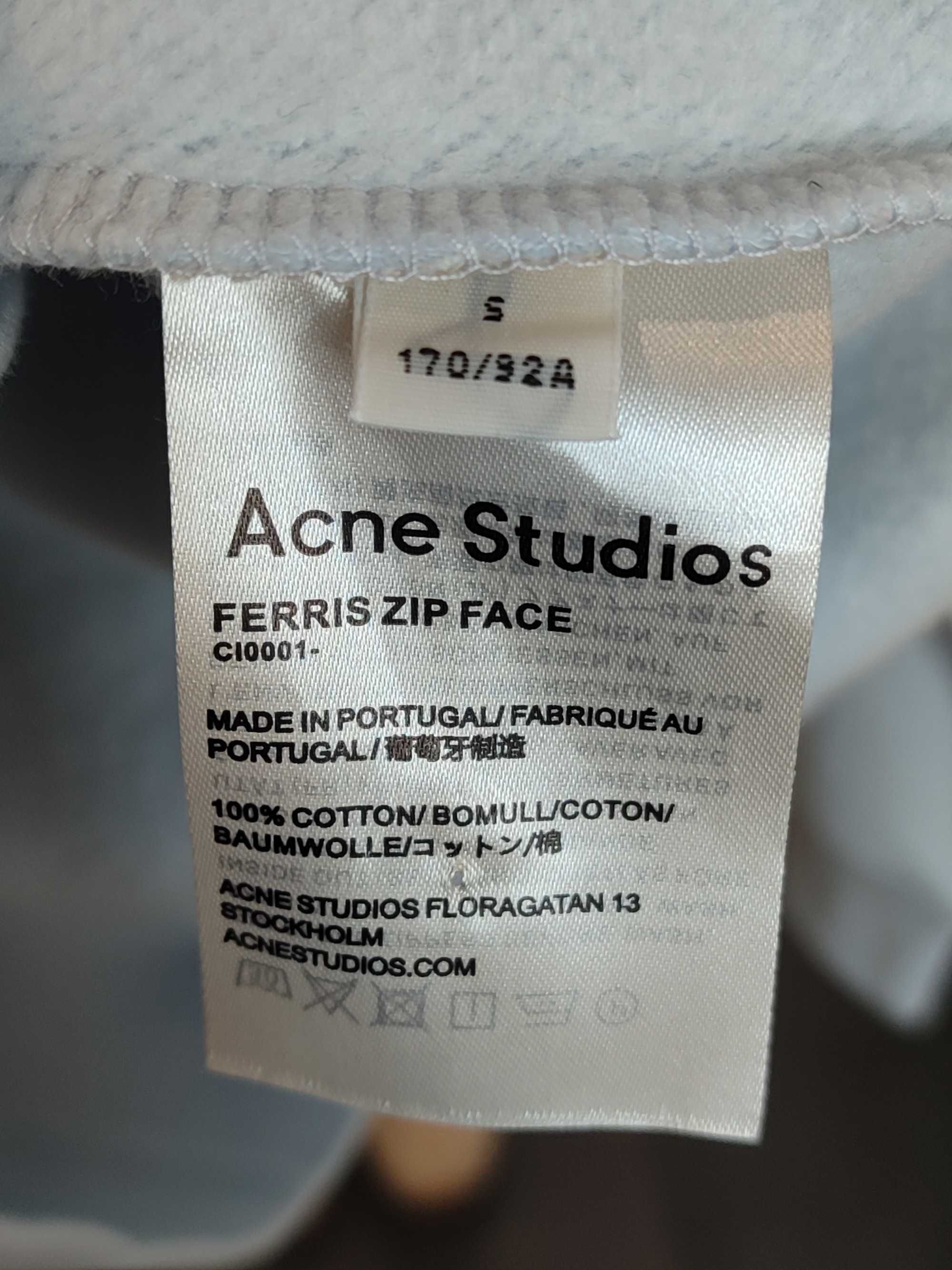Бомбер Acne Studios Cotton Bomber Jacket Black