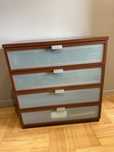 Komoda IKEA 80x50x86cm, 4 szuflady Malm , kolor Brąz