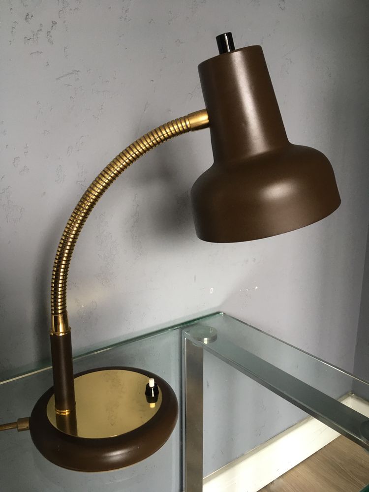 Lampa biurkowa vintage design lata 70
