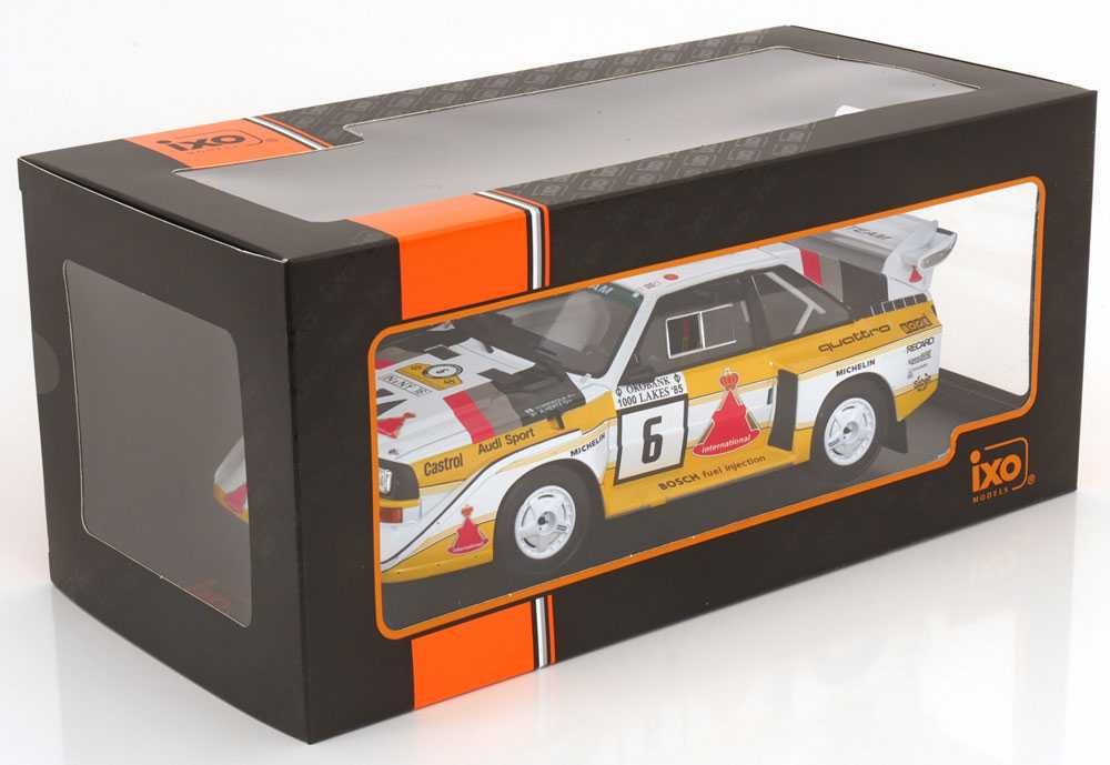 Audi Sport Quattro Rally 1000 Lagos 1985 - Ixo 1/18
