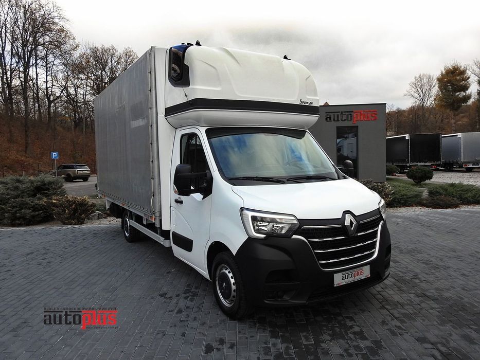 Renault MASTER PLANDEKA 10 PALET WEBASTO TEMPOMAT KLIMATYZACJA LEDY PNEUMATYKA  165KM  stan bardzo dobry, nie wymaga nakładów finansowcyh dostępny od ręki