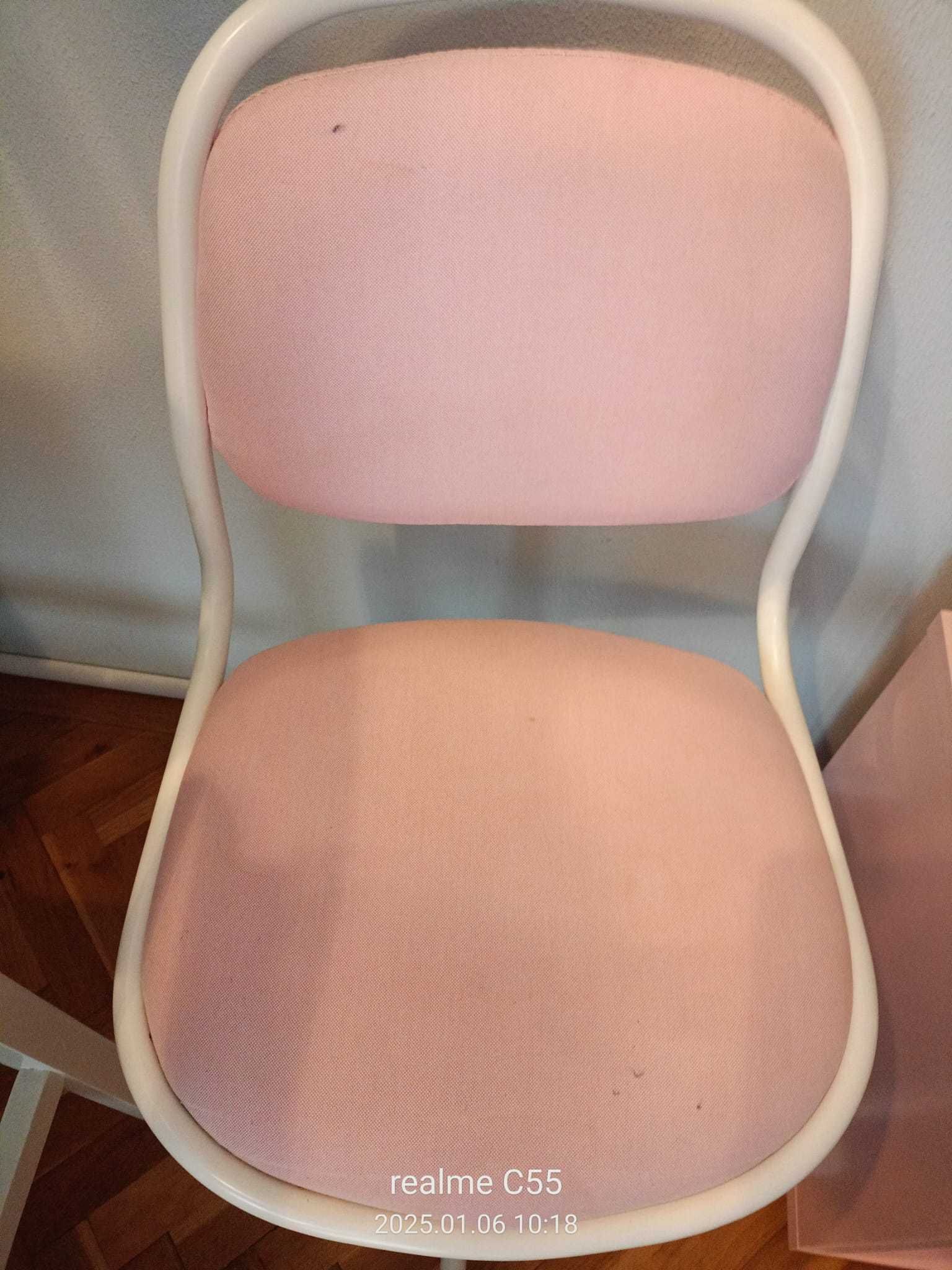 Krzesło Ikea plus szafka lustro zegar
