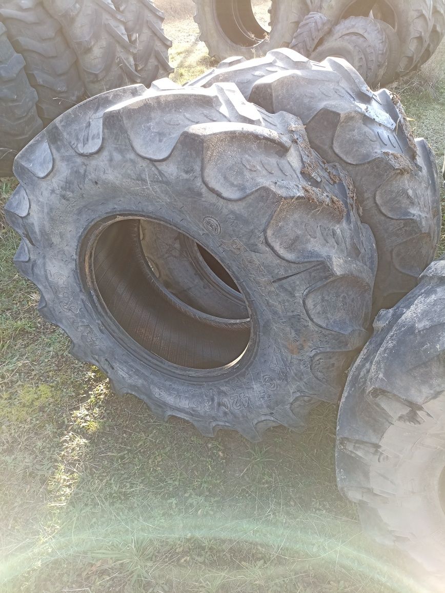 Ładna para opony zachodnie Radialne AGRIMAX 16.9 R - 24 BKT (420/85)