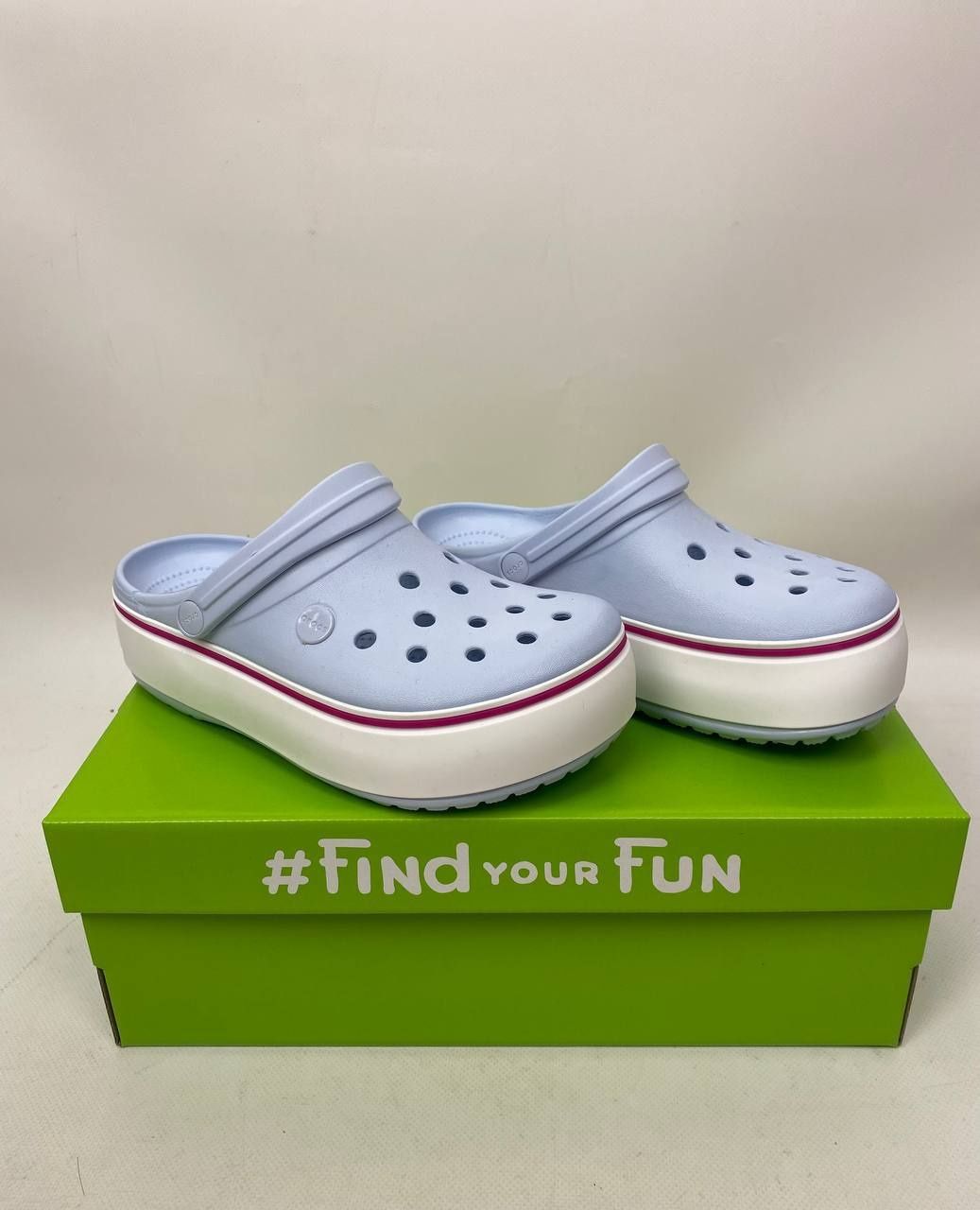 Хит лета Кроксы на платформе! Crocs Crocband Platform женские недорого