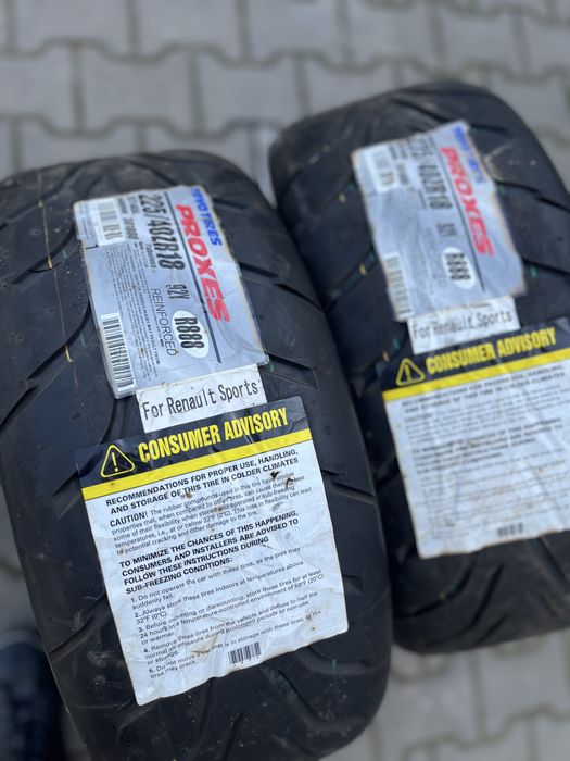 Opony 225 40 R18 semislick 18’’ Toyo R888 NOWE para 225/40R18 wysylka