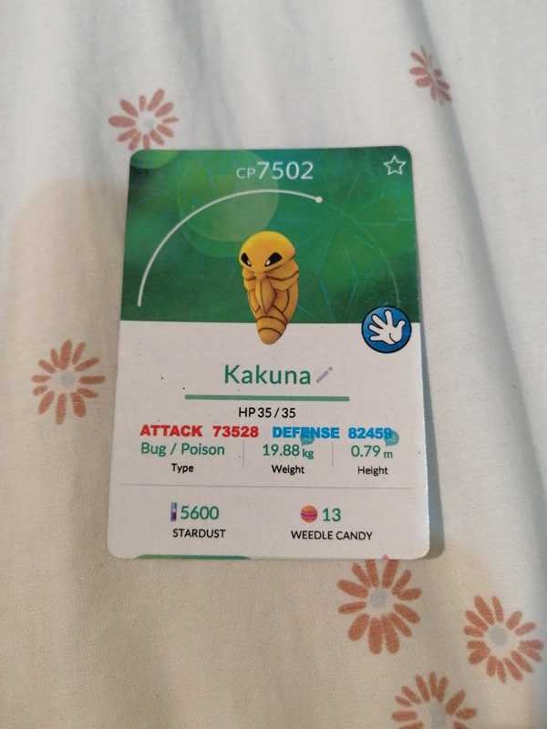 Cartas do pokemon go