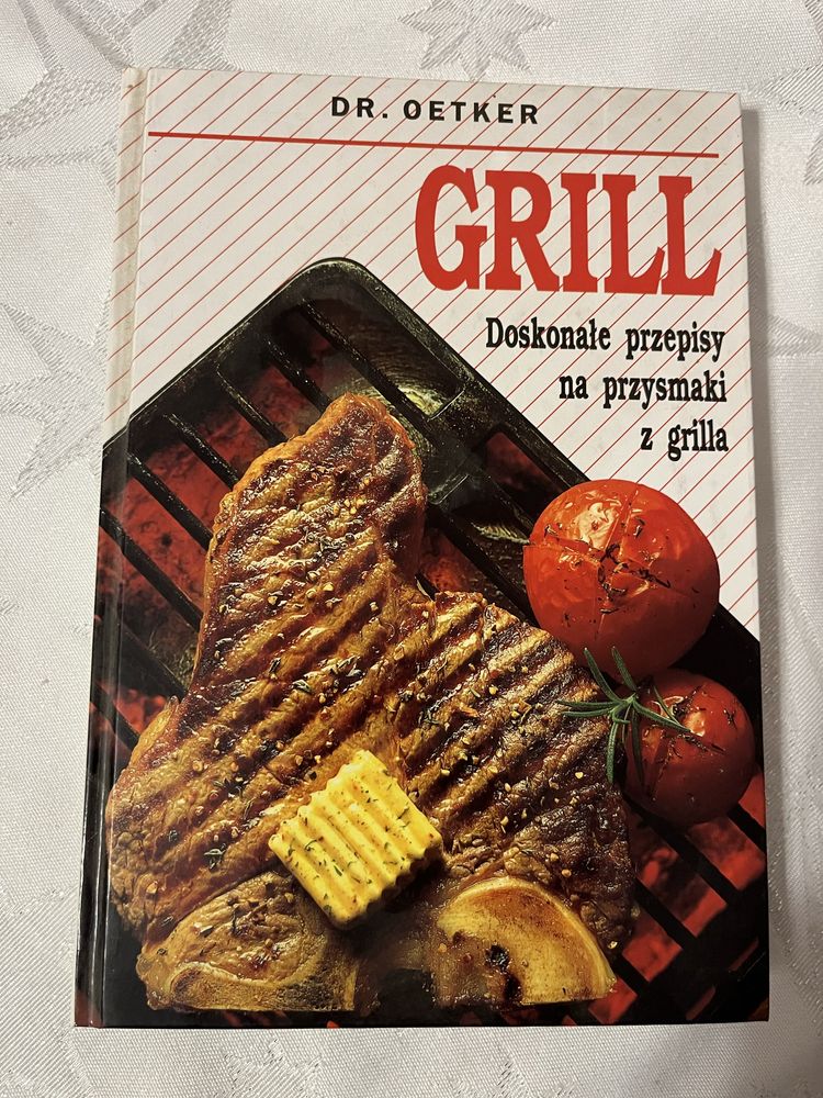 Książka z przepisami na grill.