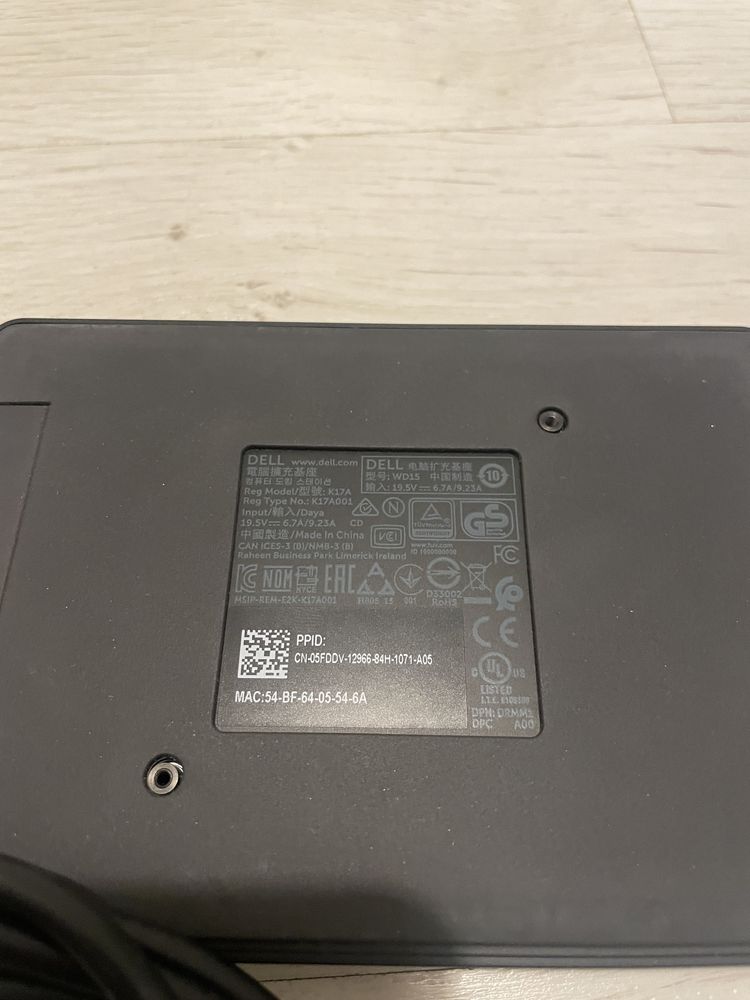 Stacja dokująca dell DELL WD15 K17A