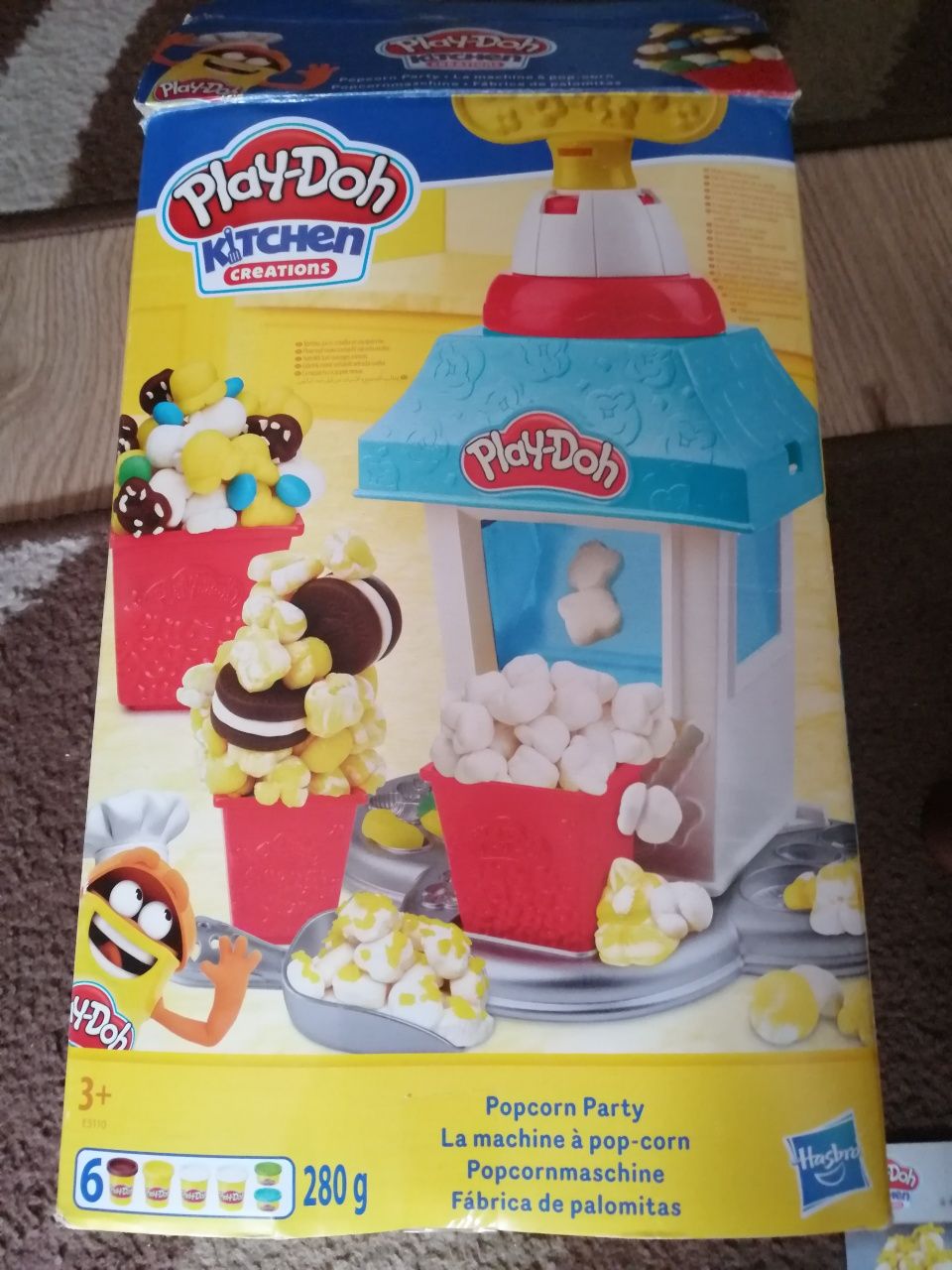 Play-doh popcorn zabawka