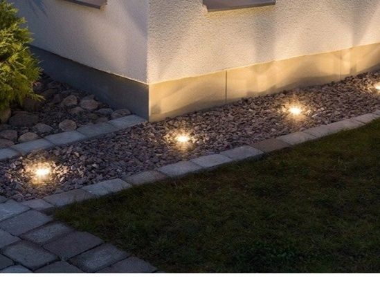 Halogen zewnętrzny lampa oprawa  ip 54 led  oświetle podbitki taras