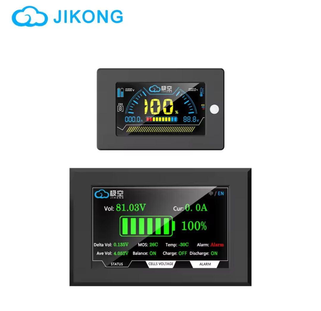 JK Jikong Smart BMS 3-8S B1A8S10P 12-24V 200A 2A balance Смарт БМС