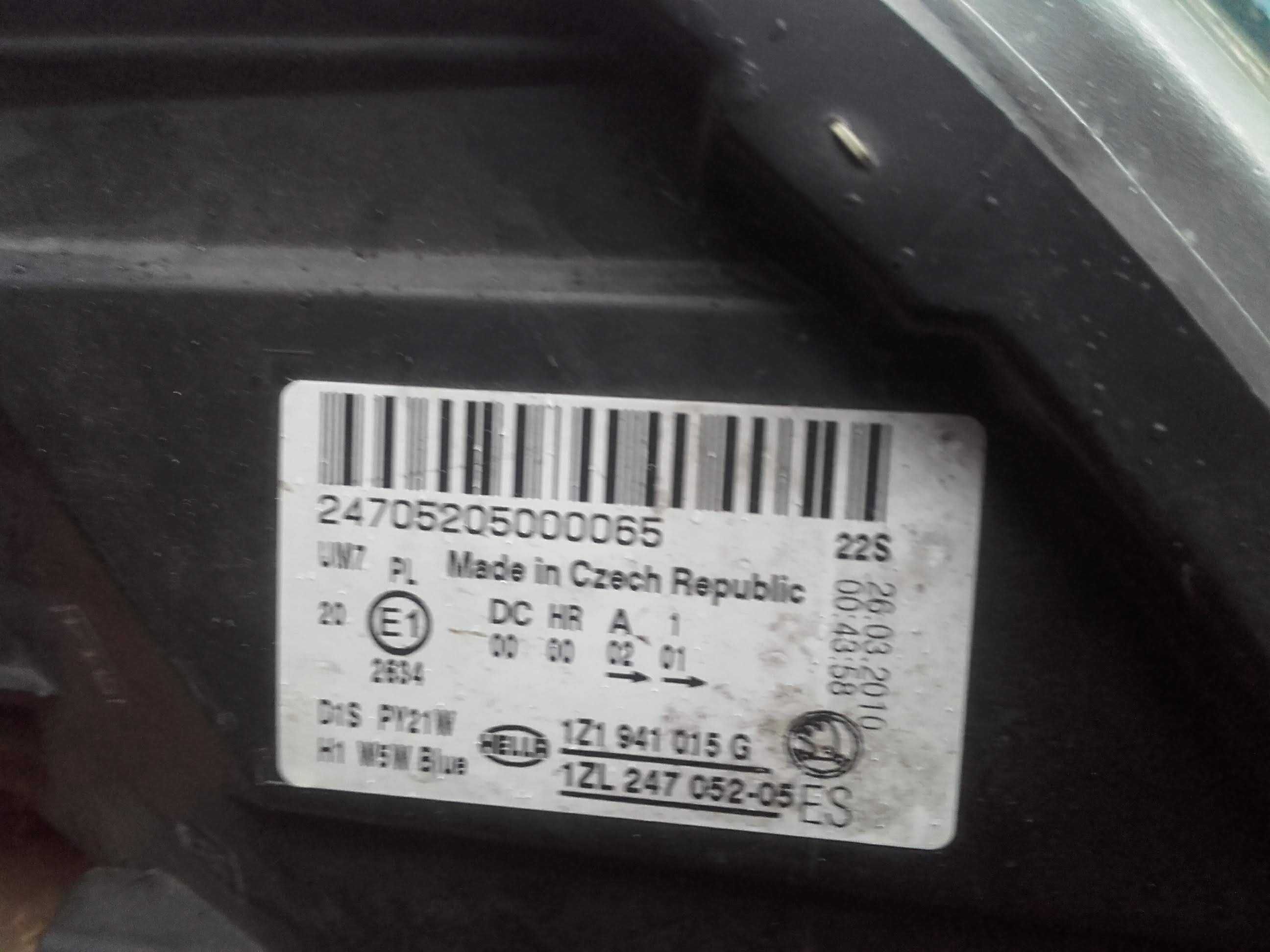 Lampa przód lewa Skoda Octavia 2 II ksenon xsenon 2008->2013 nr4301