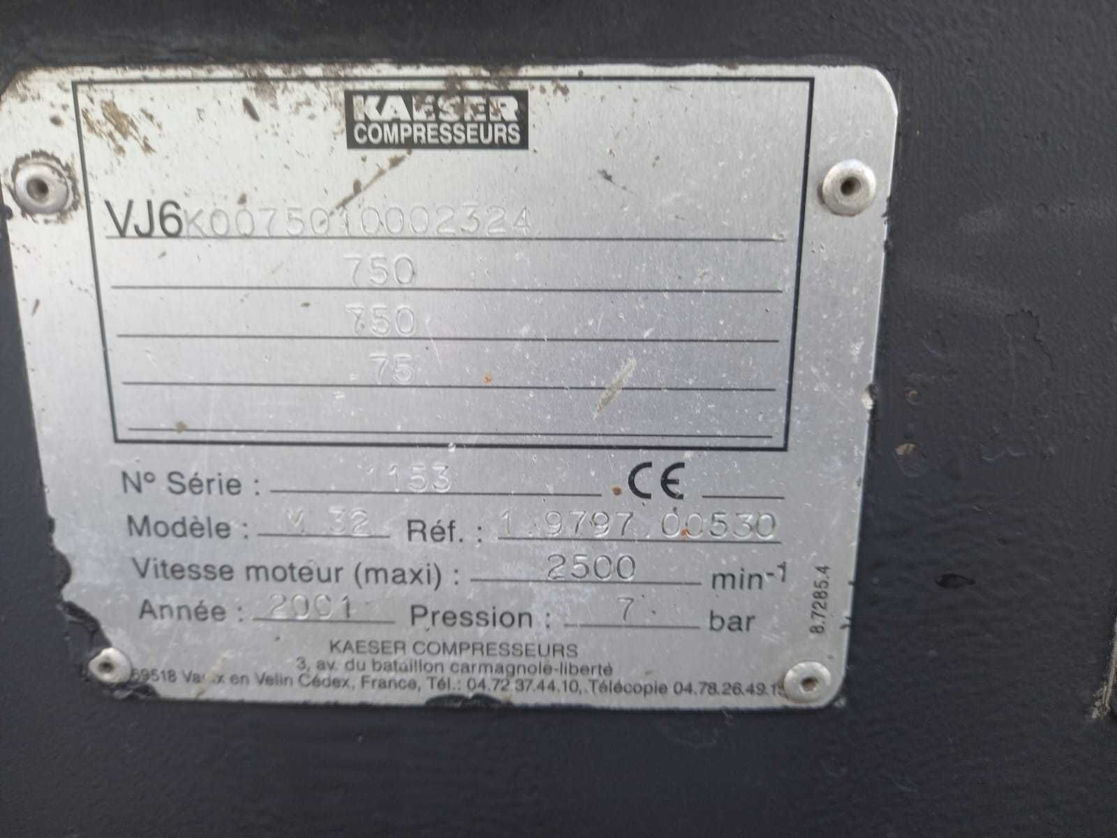 KAESER M32 7bar 3200lm 2001r. Kompresor śrubowy spalinowy