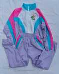 XS S dres vintage pastelowy lata 80