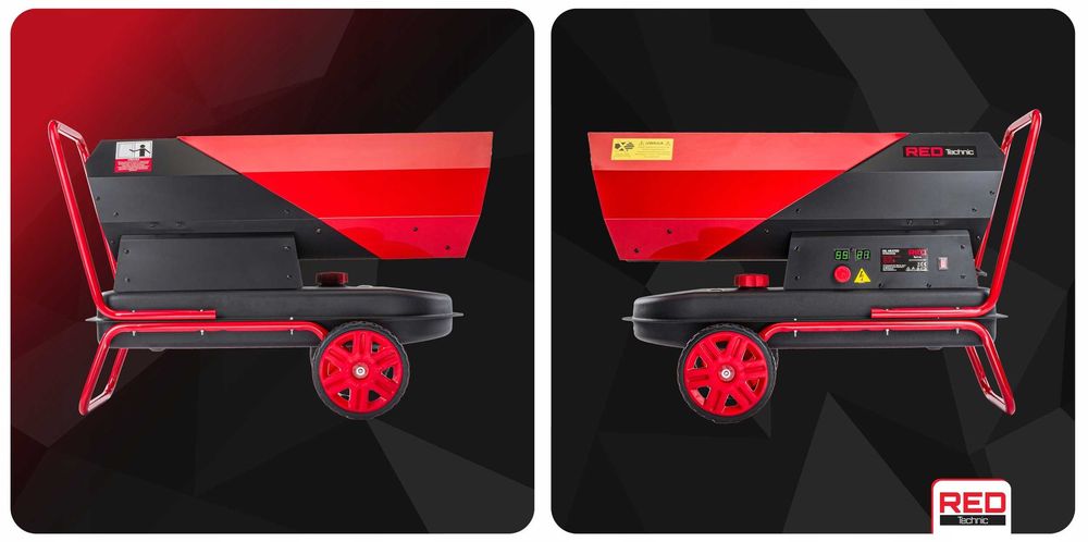 Nagrzewnica olejowa spalinowa dmuchawa termostat lcd grzejnik 40kw