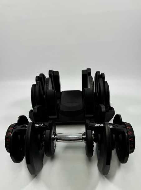 гантеля регульована вага до 40 кг на підставці 17 в 1 гантелі розбірні