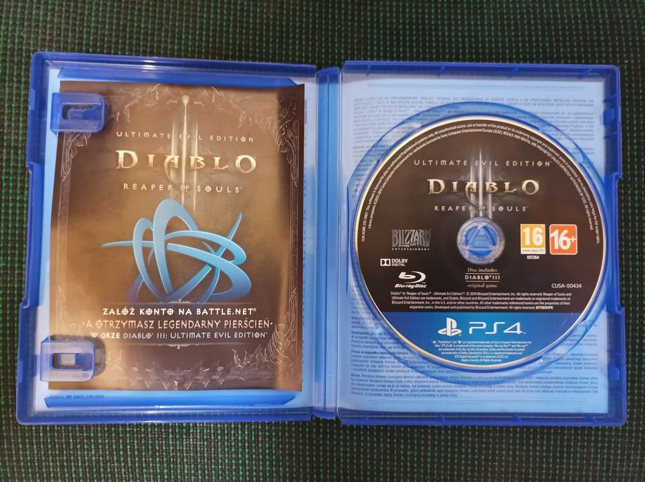 Gra diablo 3 III pl ps4 ps5