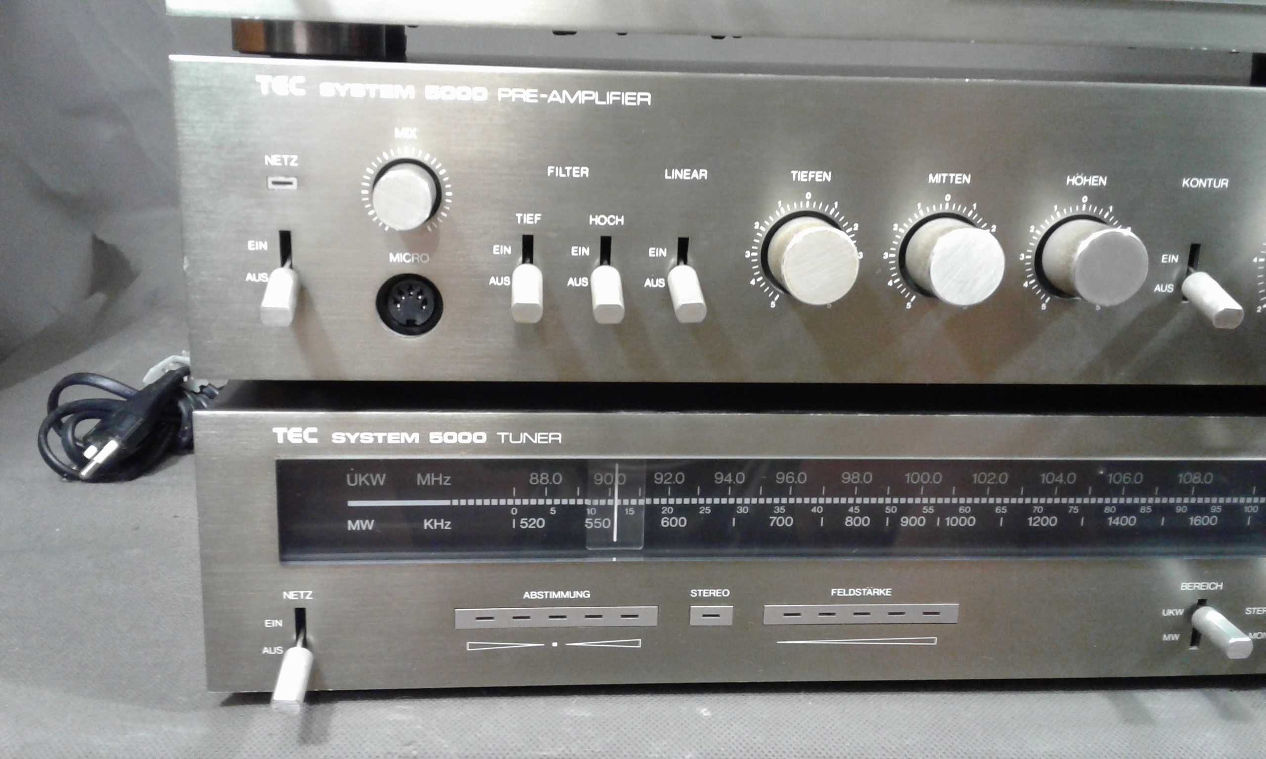 TEC SYSTEM 5000,tuner ,końcówka ,preamp