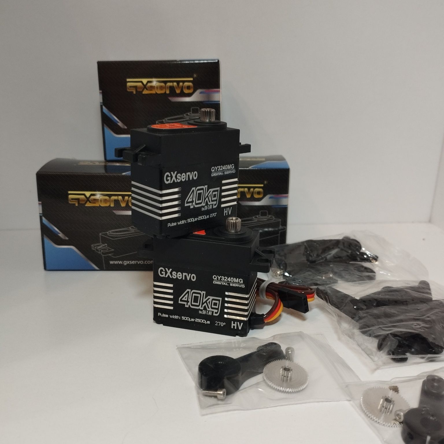 Сервопривід GX Servo 40 кг Сервопривод RC FPV Axial Traxxas Trx4 Tamiy